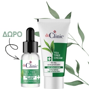 Dr.Clinic Tea Tree Duo – Κρέμα & Ορός Κατά της Ακμής ΔΩΡΟ